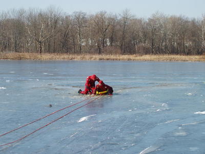 APFF's practice a "Go" Rescue in LaGrange