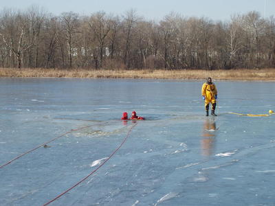 APFF's getting instruction from a LaGrange FF