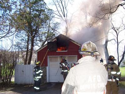 MA to LaGrange - Garage Fire