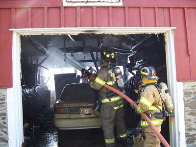 MA to LaGrange - Garage Fire