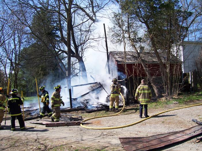 MA to LaGrange - Garage Fire