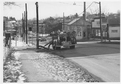 Dutchess turnpike looking east toward Brickyard Hill