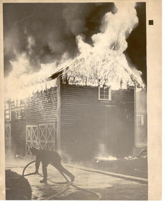 Barn fire